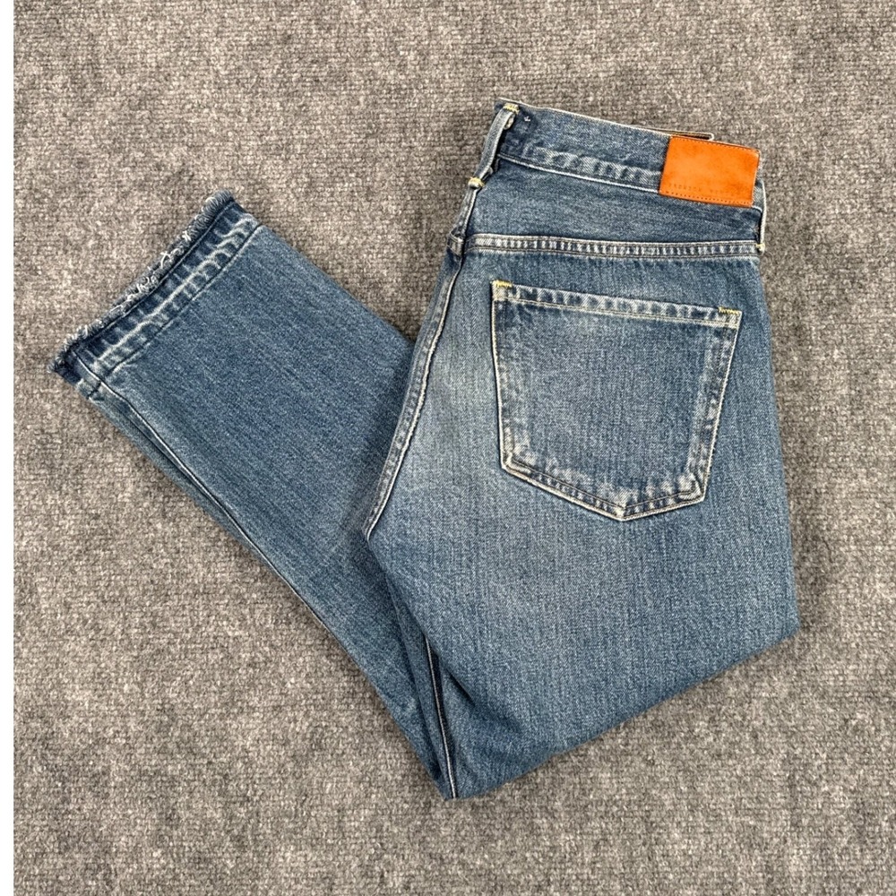 Citizens Humanity Emerson Crop Petite Jeans Womens 25 Boyfriend Made USA Raw Hem